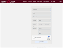 Tablet Screenshot of heartsgrow.com
